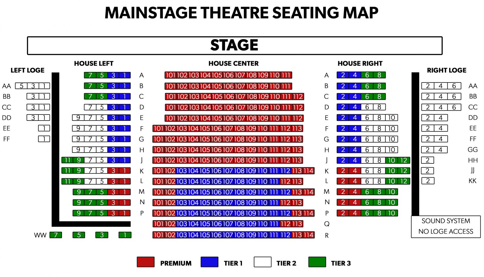 University Of Phoenix Concert Seating Chart